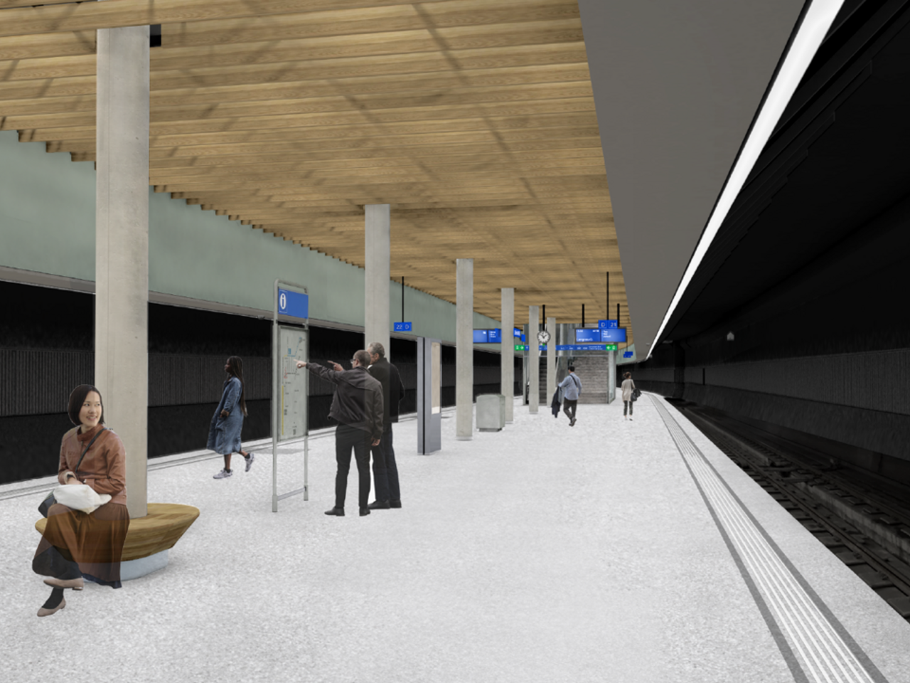 Ausbau Tiefbahnhof Zürich HB SZU