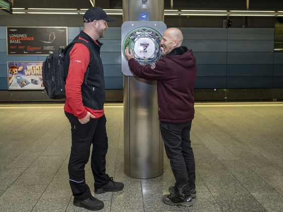 Robin Weiss René Gächter Hauptbahnhof SZU Zürich