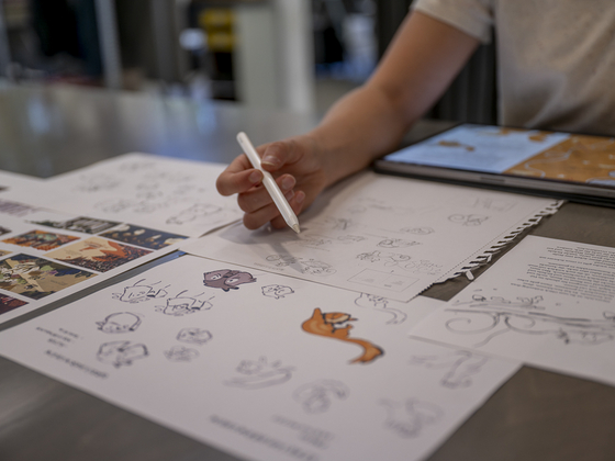 Kolorieren der Eichhörnchen