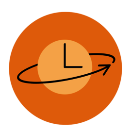 Icon Uhr im Kreis