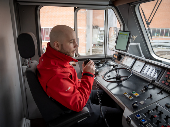 Lokführer Robin Weiss Funk SZU