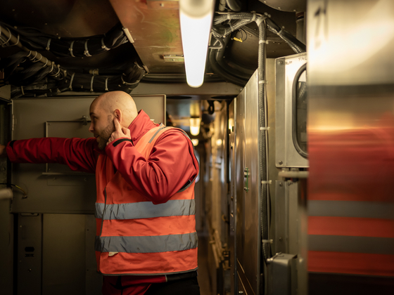 Lokführer Robin Weiss Störungsbehebung SZU