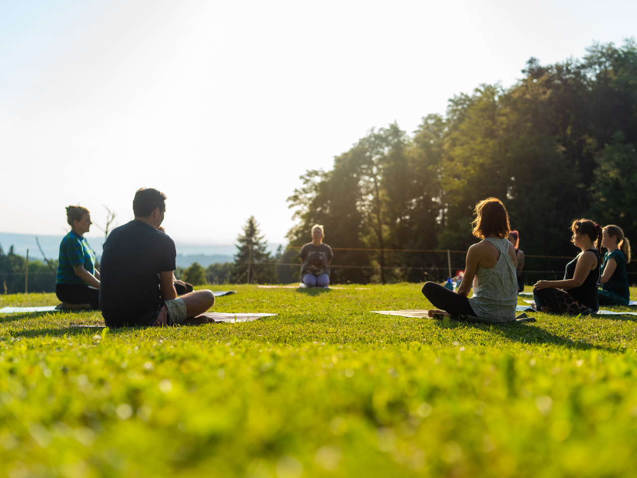 Yoga auf der Felsenegg