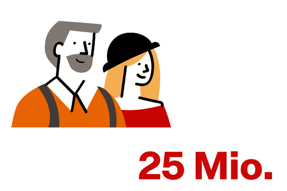 Grafik Fahrgastzahlen 2023