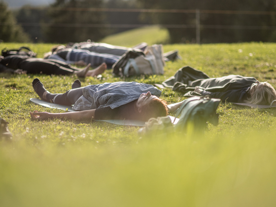 Yoga auf der Felsenegg