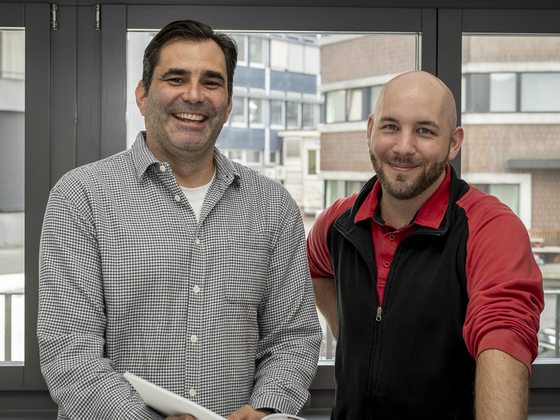 Remo Lütolf und Robin Weiss