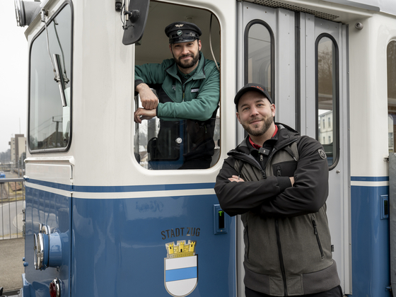 Robin Weiss und Dean Gelb Rigi Bahnen