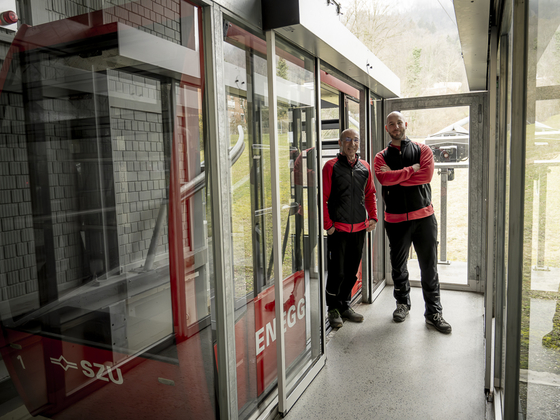 Team Felseneggbahn Adliswil Robin Weiss Frank Kellenberger