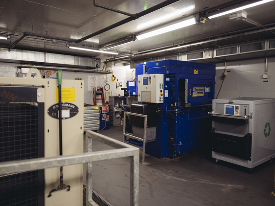 Entsorgungsstelle am HB Zürich unterirdische