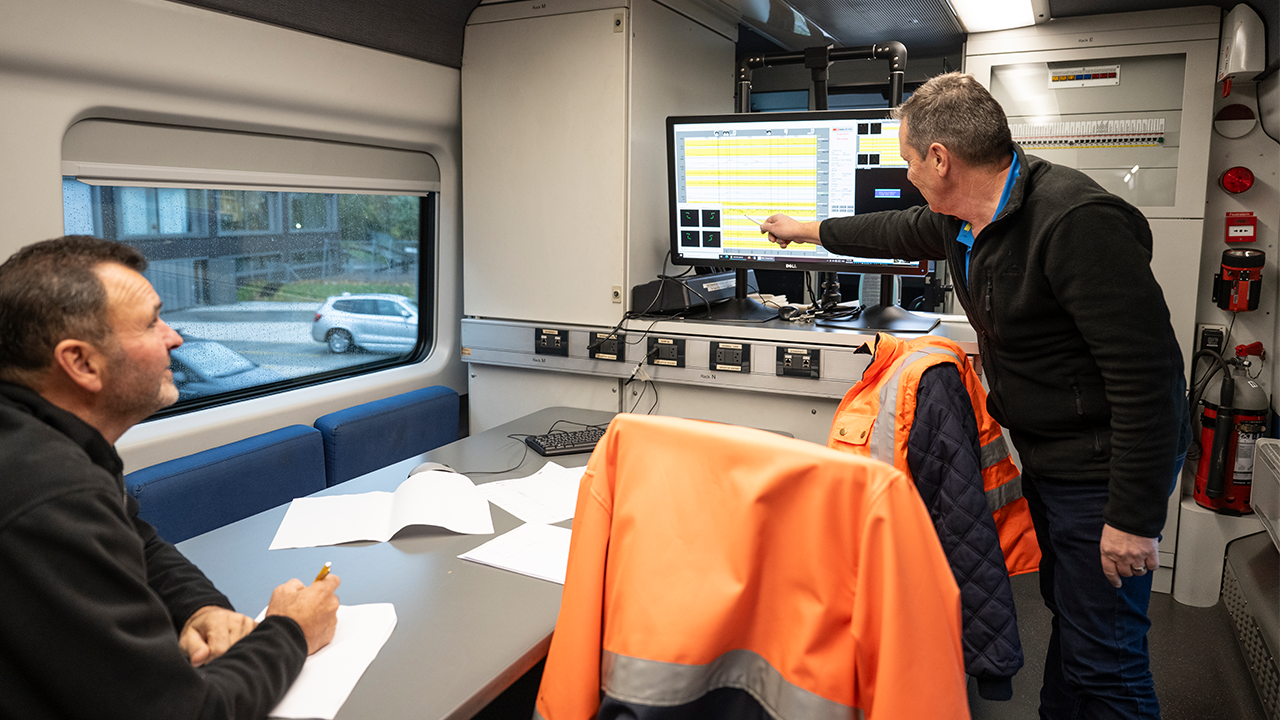 Unterwegs mit dem Diagnosefahrzeug